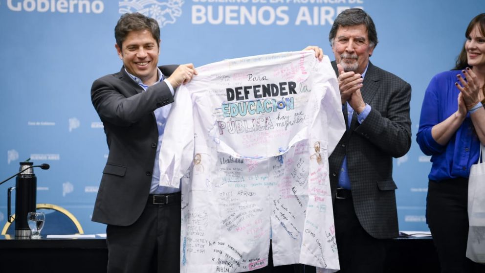 Kicillof: "El ataque contra la escuela pública ha fracaso en la Provincia".