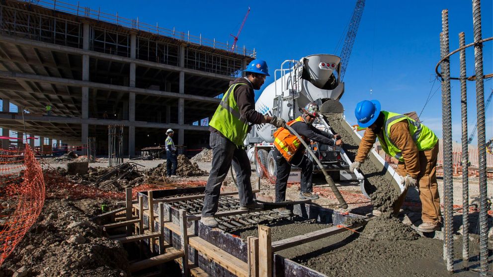 La construcción muestra signos de recuperación