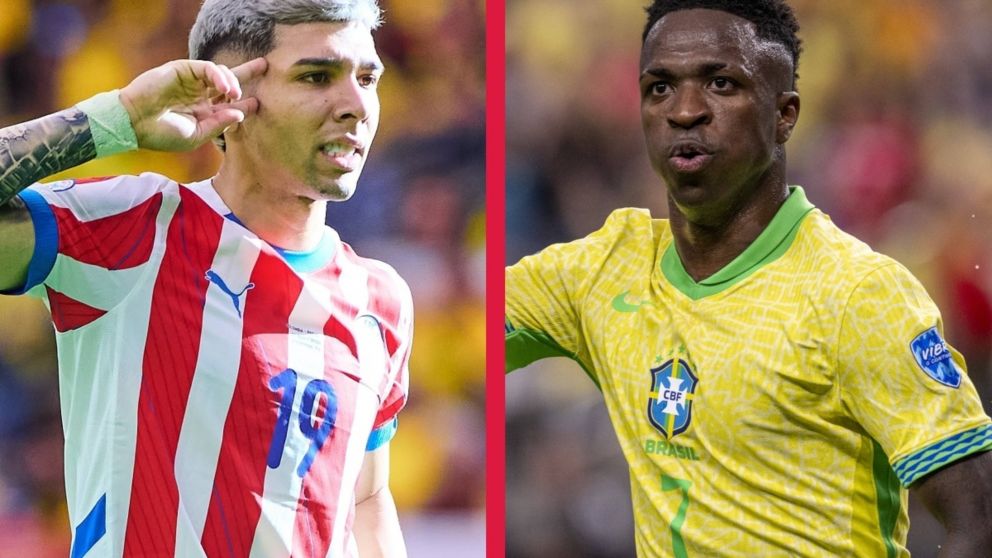 Paraguay y Brasil se enfrentan por Eliminatorias Sudamericanas.