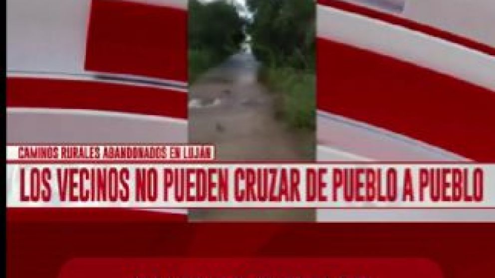 Reclamo de los vecinos de Luj�n por el deterioro de los caminos rurales