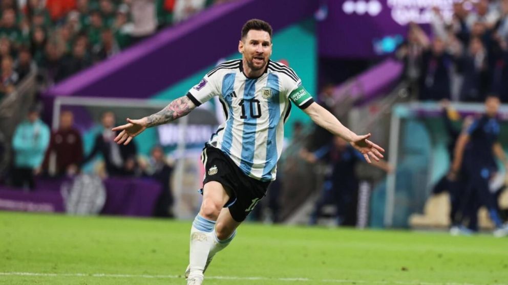 Lionel Messi con la "10" de la Selecci�n argentina