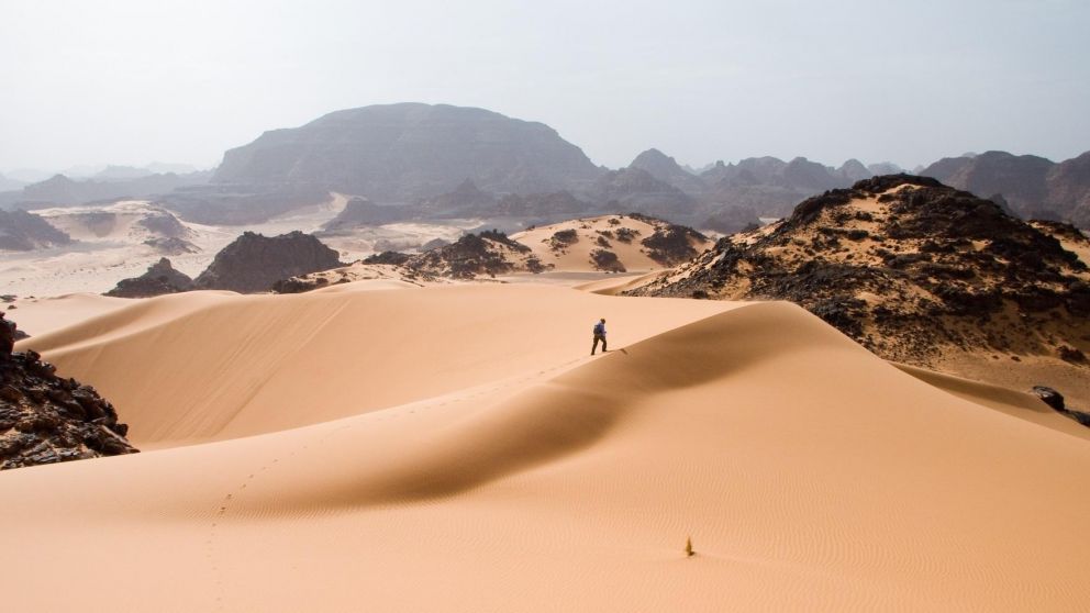 Un temporal e inundaciones en medio del desierto