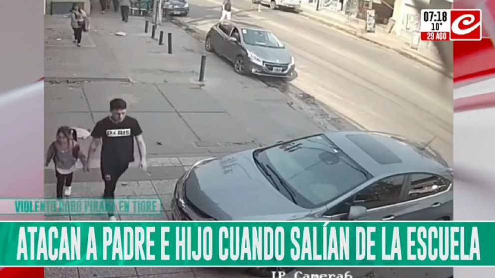 Ola de robos en Tigre. (Captura de video Crónica)