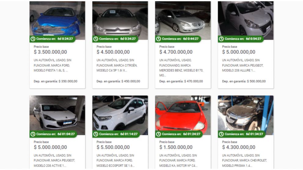 Conocé todos los modelos disponibles en la subasta del Banco Ciudad