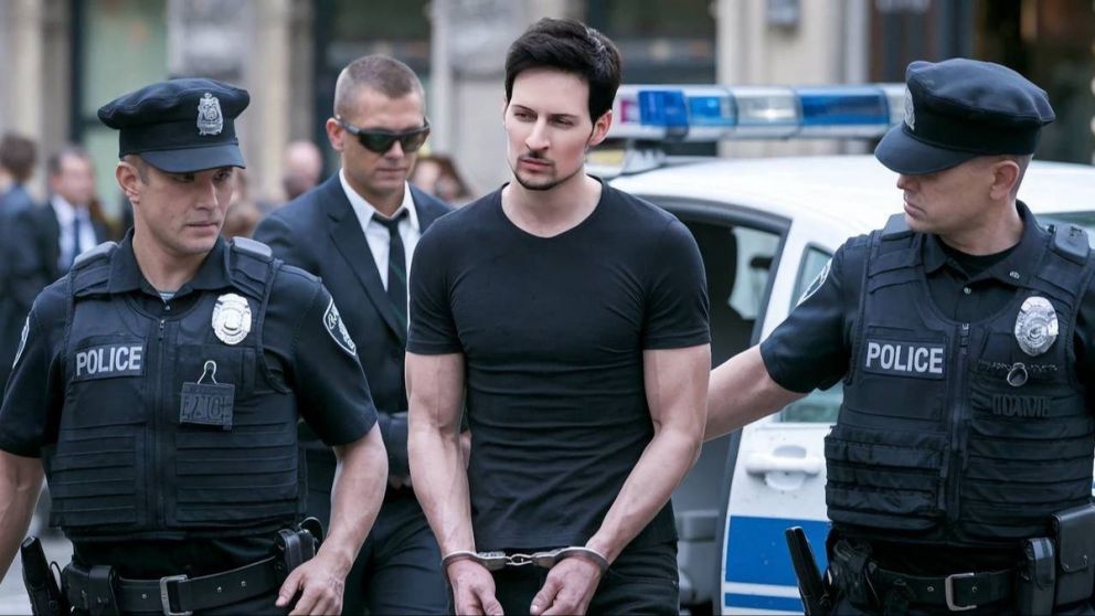 Durov fue detenido, pero logró la libertad condicional por una fianza de más de 5 millones de euros