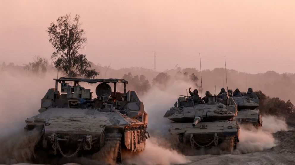 Los tanques israelíes se abren paso en Cisjordania