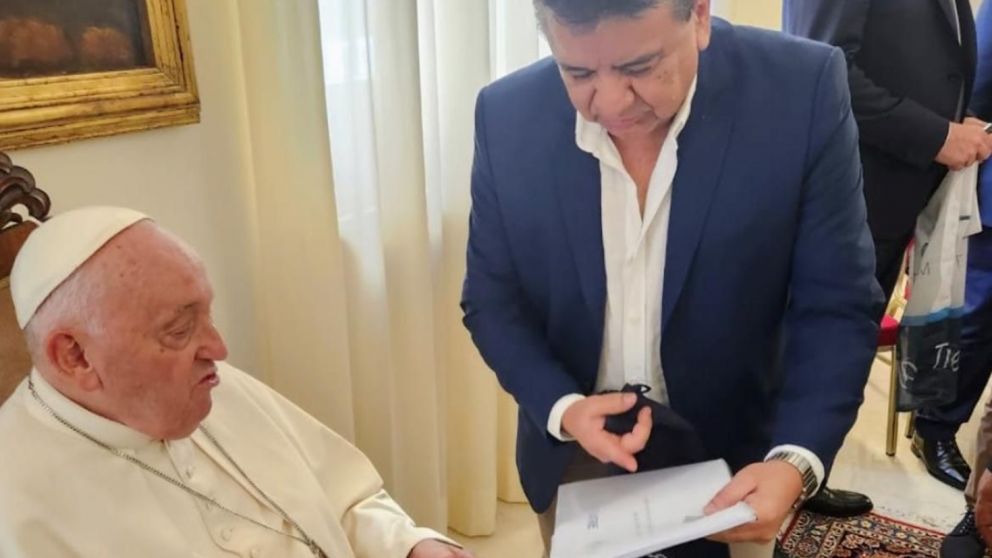 Voytenco dijo que el Papa habló del caso de los alimentos retenidos por el Gobierno