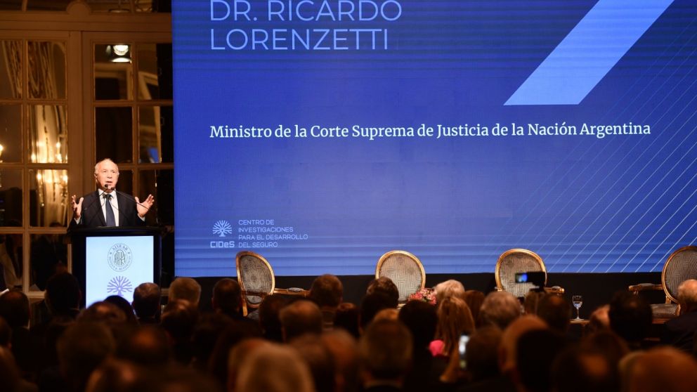 El ministro de la Corte Suprema de Justicia de la Nación Ricardo Lorenzetti