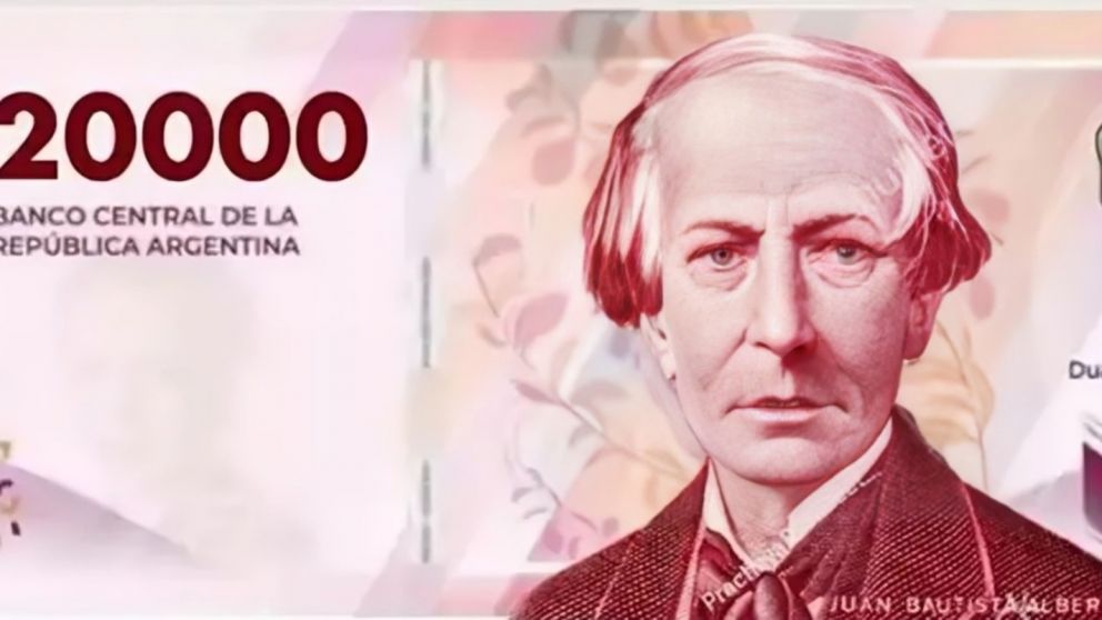 Nuevo billete de $20.000
