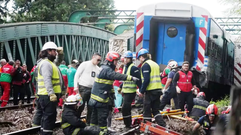 El choque de trenes ocurrido en Palermo en mayo