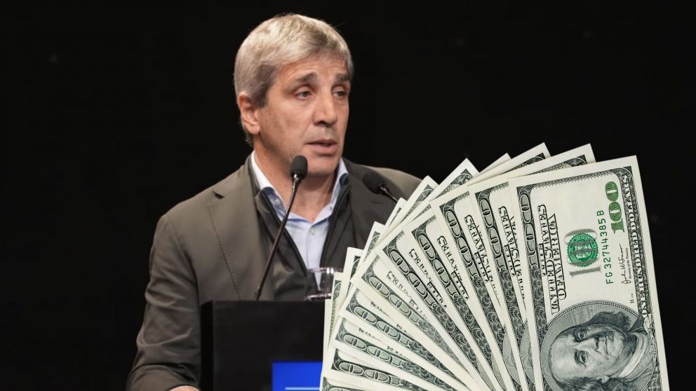 El ministro de Economía, Luis Caputo, se refirió al precio del dólar