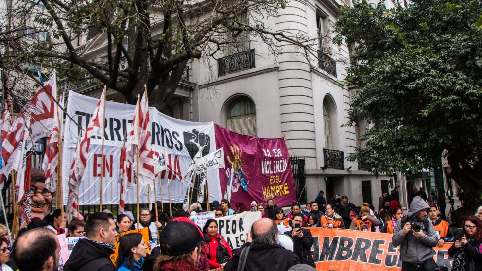 Giuliani: "Más de ocho millones de pibes viven bajo la línea de la pobreza".