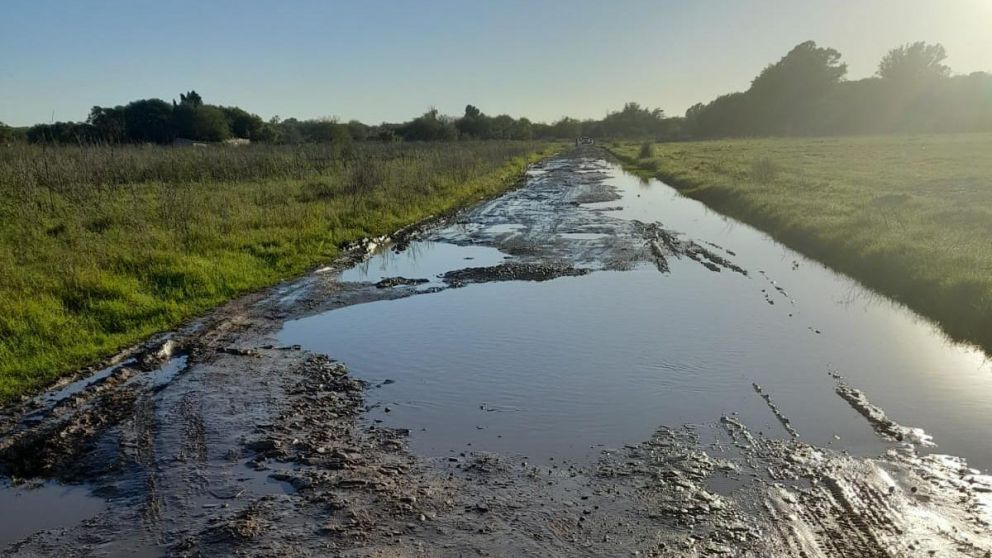 Los caminos en la zona de El Pato son intransitables.