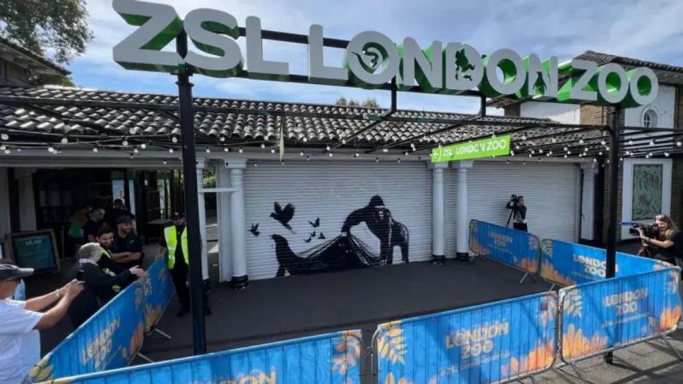 Zoo de Londres: la misteriosa serie de animales de Banksy