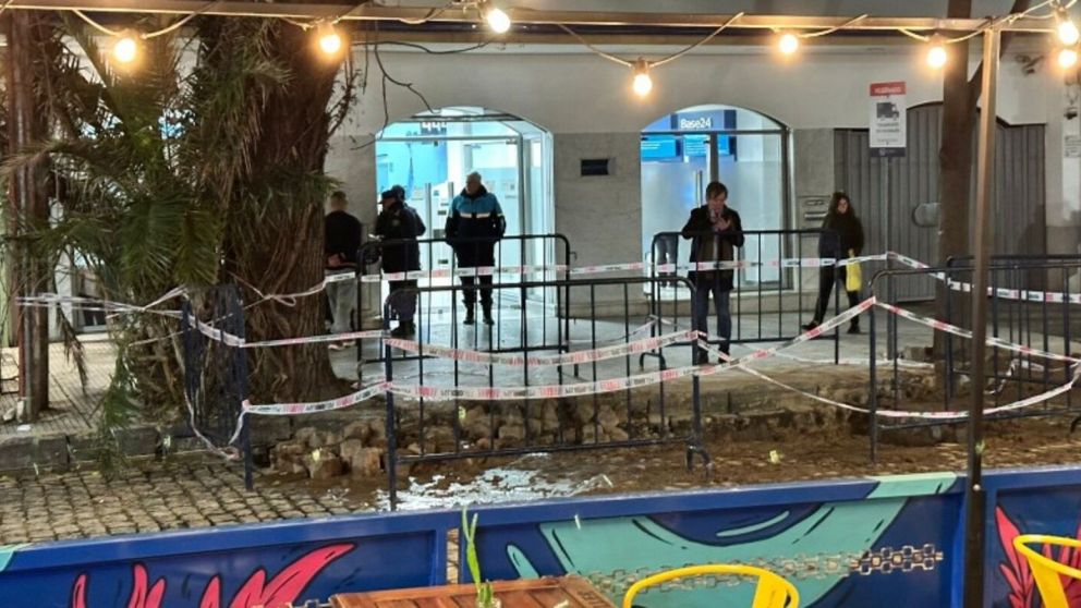 Encontraron un túnel en San Isidro, hecho para robar un banco