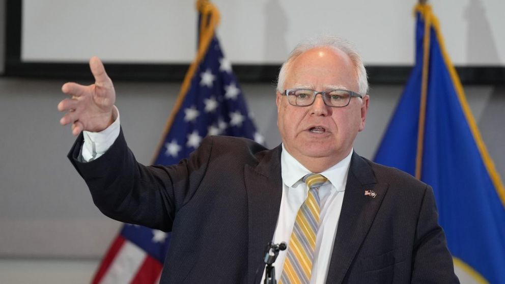 Tim Walz lleva dos períodos como gobernador de Minnesotta