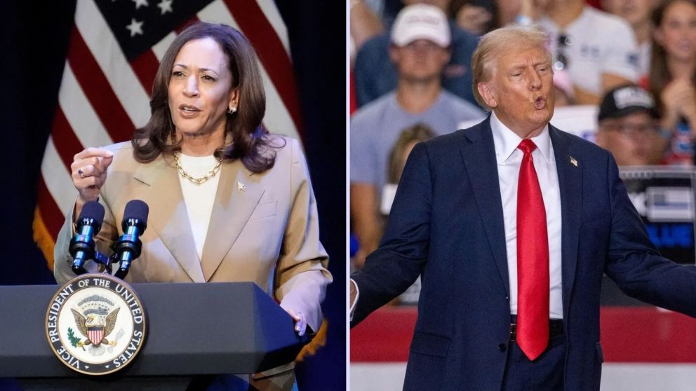 Harris mide mejor frente a Trump que Biden antes