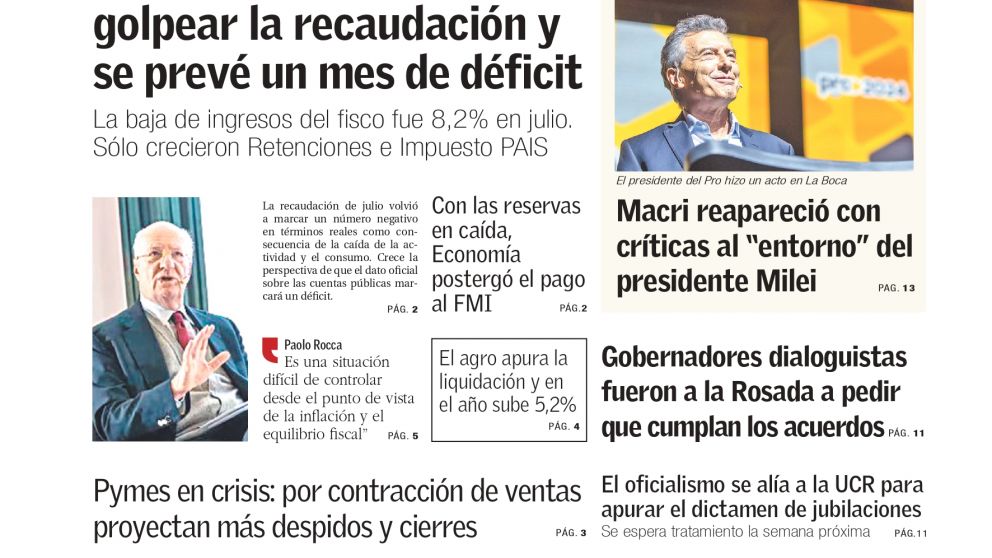 La tapa de BAE Negocios