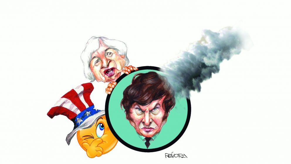 Janet Yellen y Javier Milei