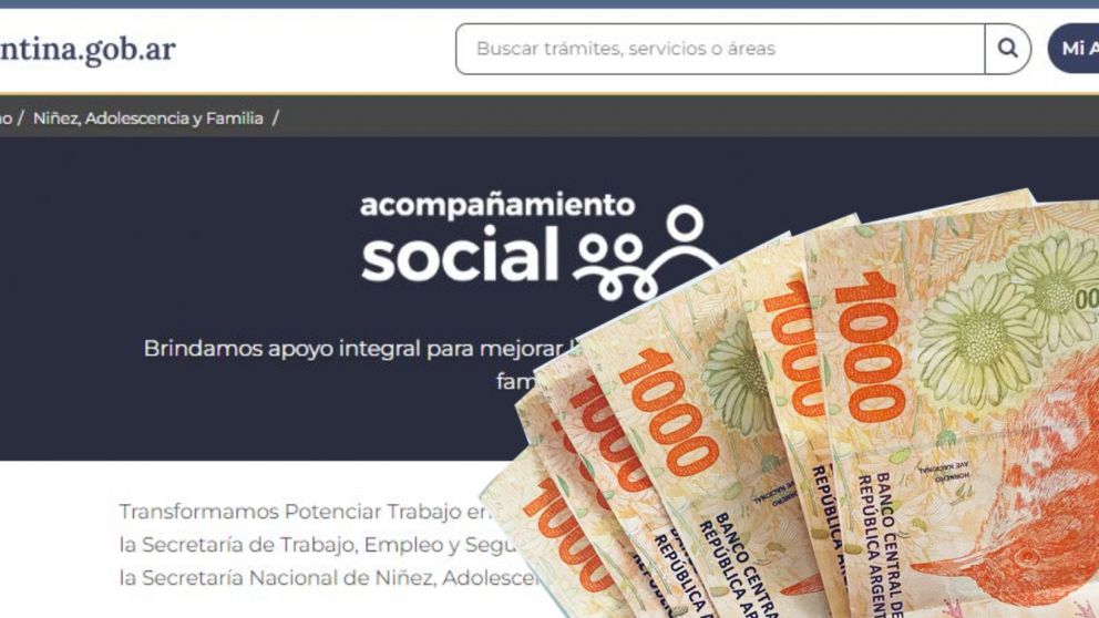 Conocé cómo será el pago para Acompañamiento Social en julio 2024