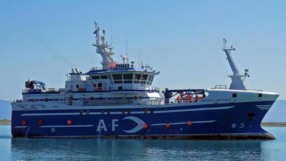 Seis fallecidos en el naufragio del 'Argos Georgia' en Malvinas