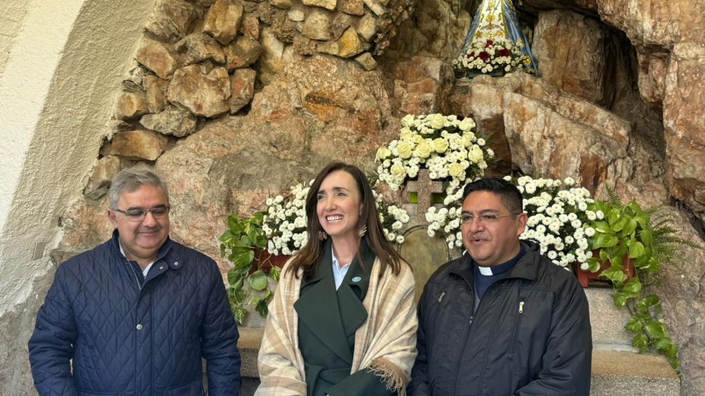 Villarruel, en el santuario de la Virgen del Valle, junto a Jalil