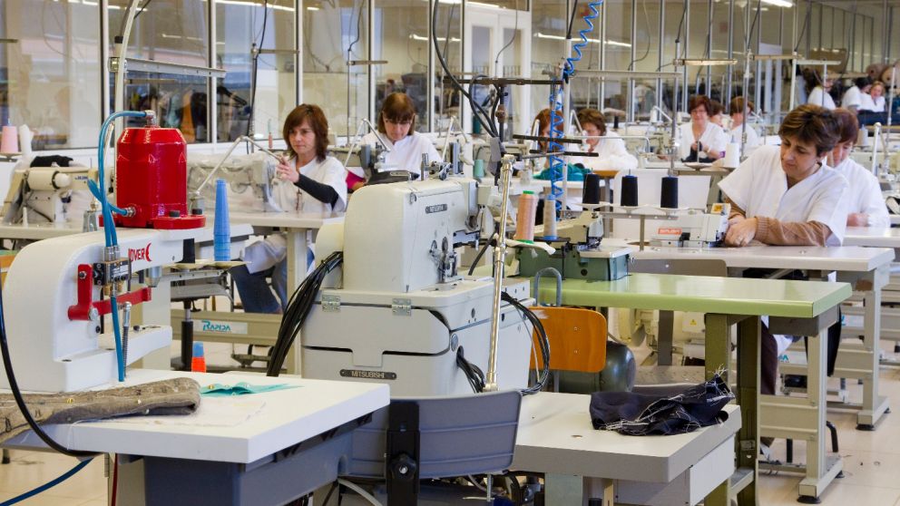 Production making department at the fashion giant Inditex's heaquarters where Zara fashion garmets are designed in Arteixo in La Coruna, Spain, on Tuesday, April 10, 2012-.