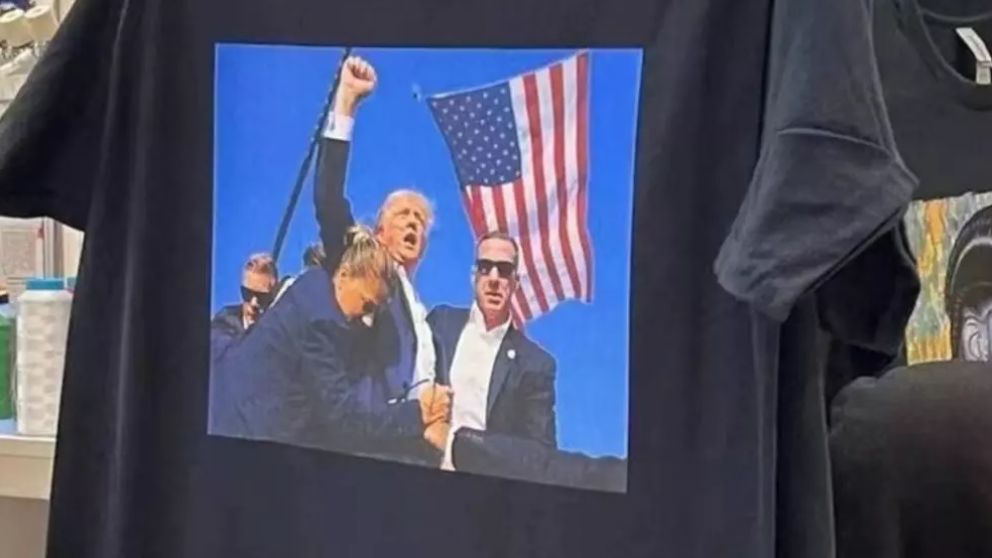 Las remeras del atentado a Donald Trump cuestan desde los 9 a los 40 dólares