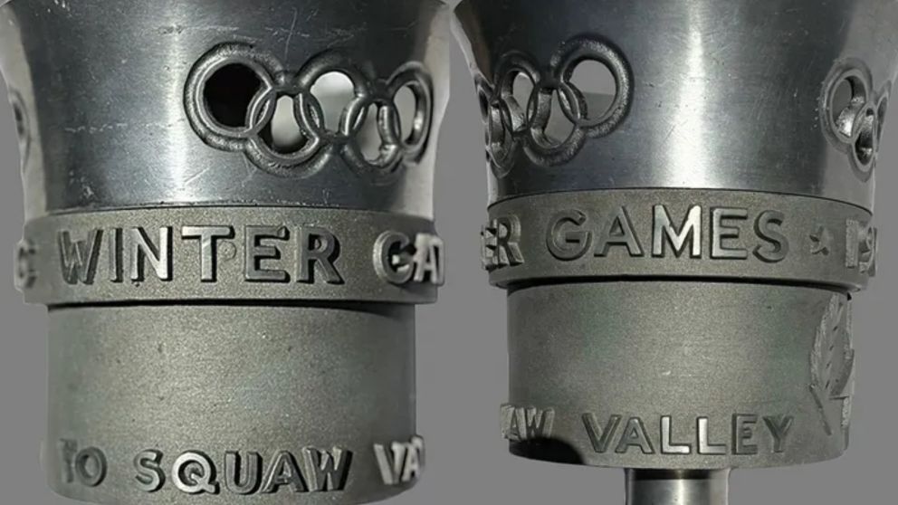 Subastan la antorcha de los juegos olímpicos de invierno de 1960