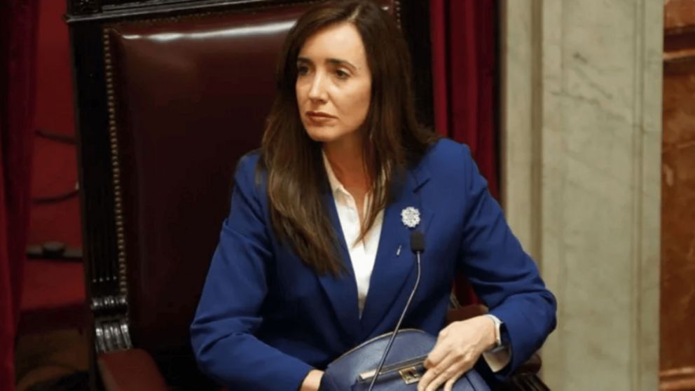 La vicepresidenta de Argentina, Victoria Villarruel.