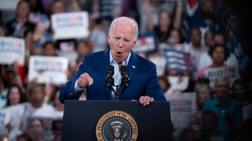 Biden reapareció desafiante, después de mostrarse titubeante durante el debate con Trump