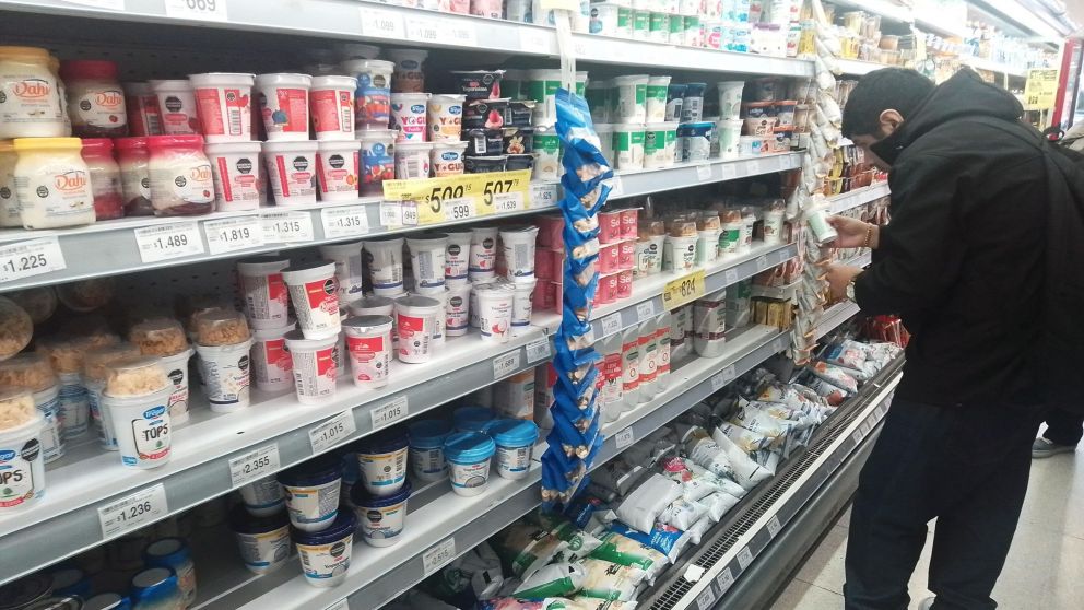 Productos lácteos y carnes explican el 70% de la inflación mensual de alimentos