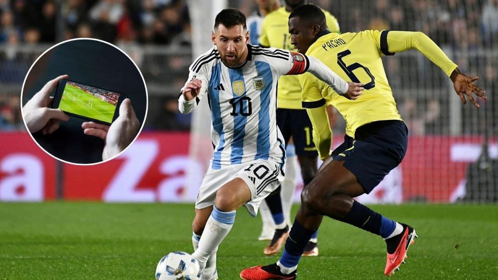 Fijate cómo ver Argentina vs Ecuador en vivo desde tu celular