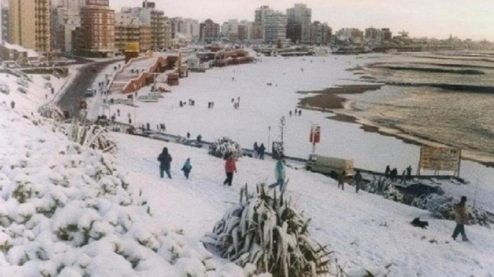 Nevó en la costa ¿podría nevar en la ciudad?