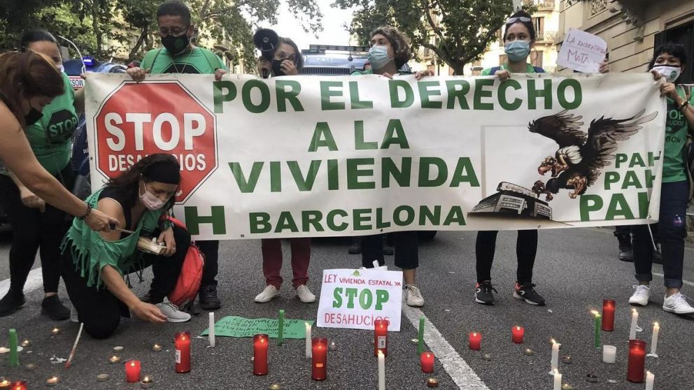 Preocupación por los desahucios en Barcelona