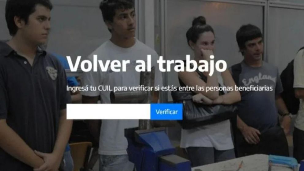 El monto mensual que perciben los beneficiarios de Volver al Trabajo es de $78.000