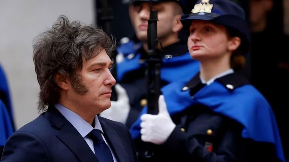 Javier Milei en el G7, organizado en Italia