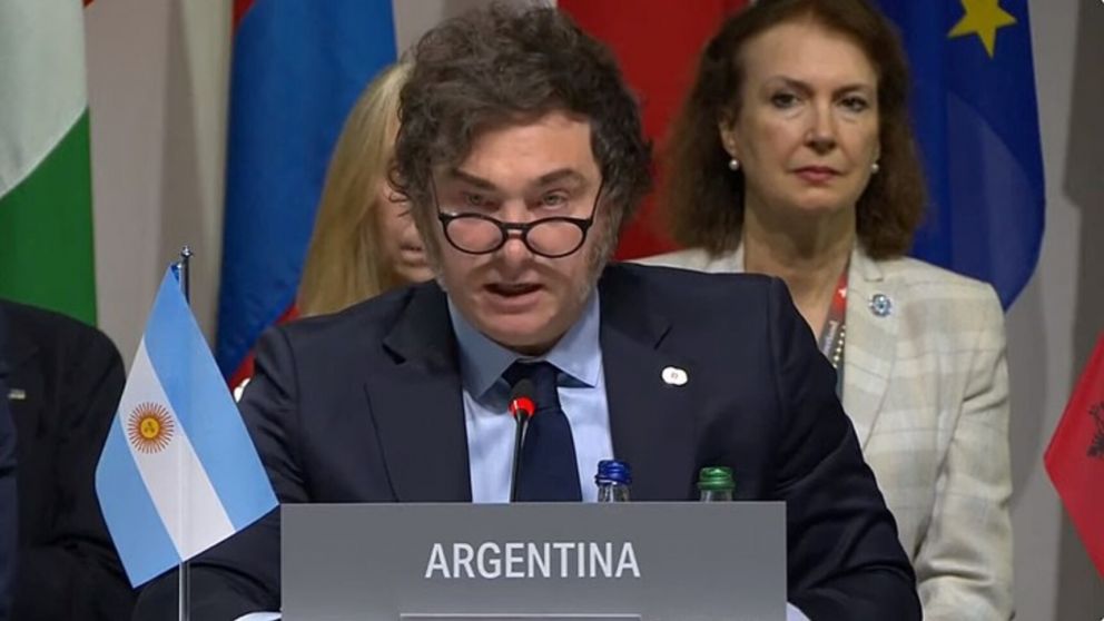 Cumbre por la Paz: Javier Milei expresó su máximo apoyo a Ucrania y a Volodimir Zelensky