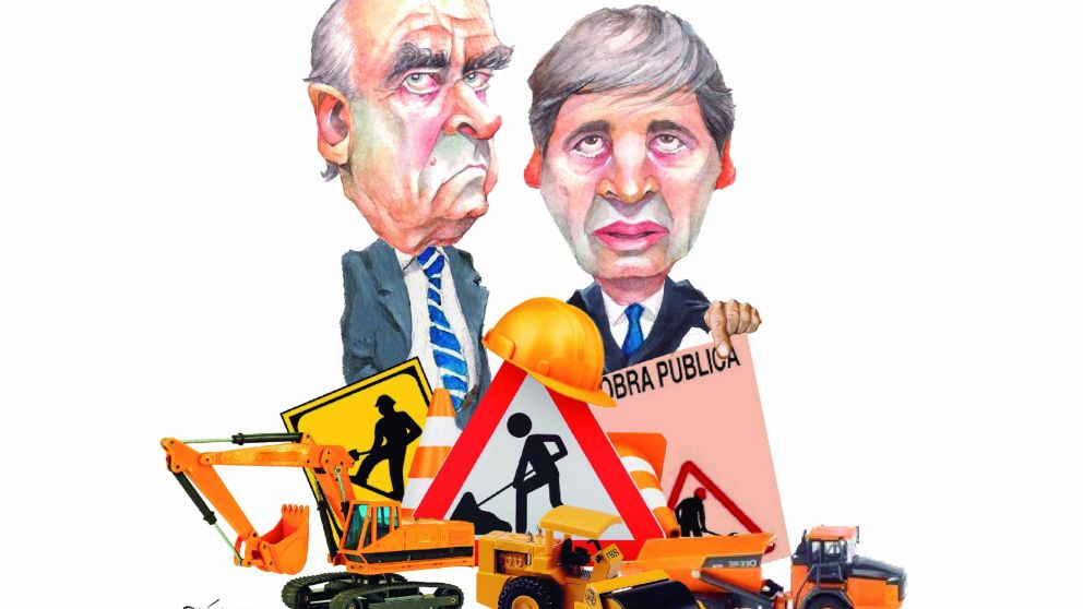El plan de Francos y Caputo para traspasar las obras paralizadas a provincias y municipios