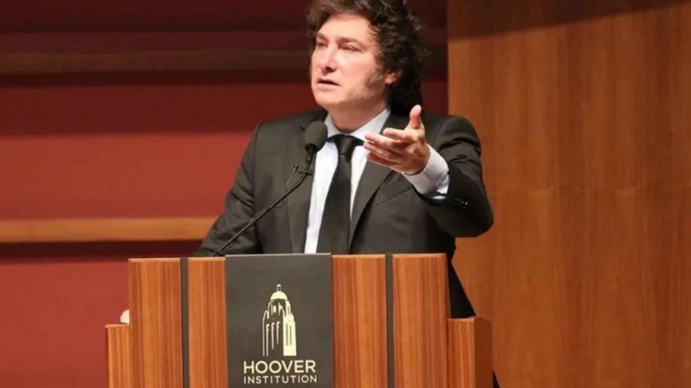 Javier Milei expuso en torno al "Capitalismo, regulación de monopolios"