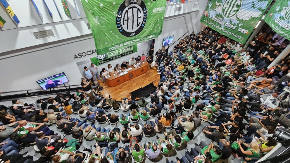 ATE realizará este lunes un plenario federal para incrementar la protesta de los estatales