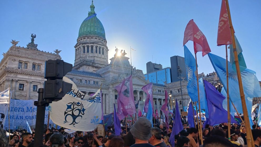 Contra el ajuste, la comunidad estudiantil llenó las calles en defensa de la educación pública