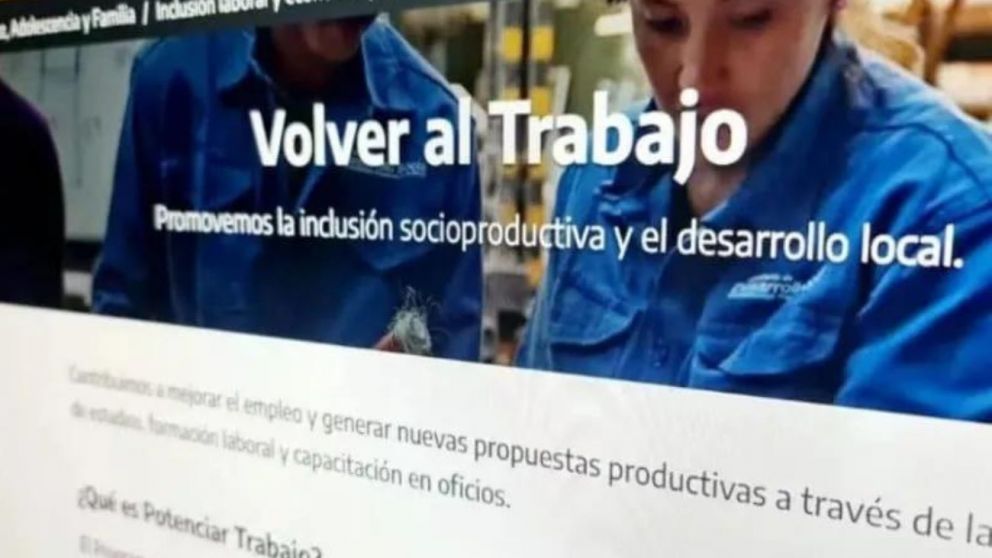 Capital Humano confirn� el final del ex Potenciar Trabajo, es decir,   Volver al Trabajo