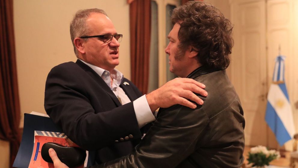 El presidente Milei recibió al embajador de Israel