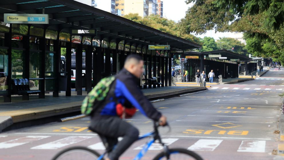 El paro se sintió con fuerza en el AMBA
