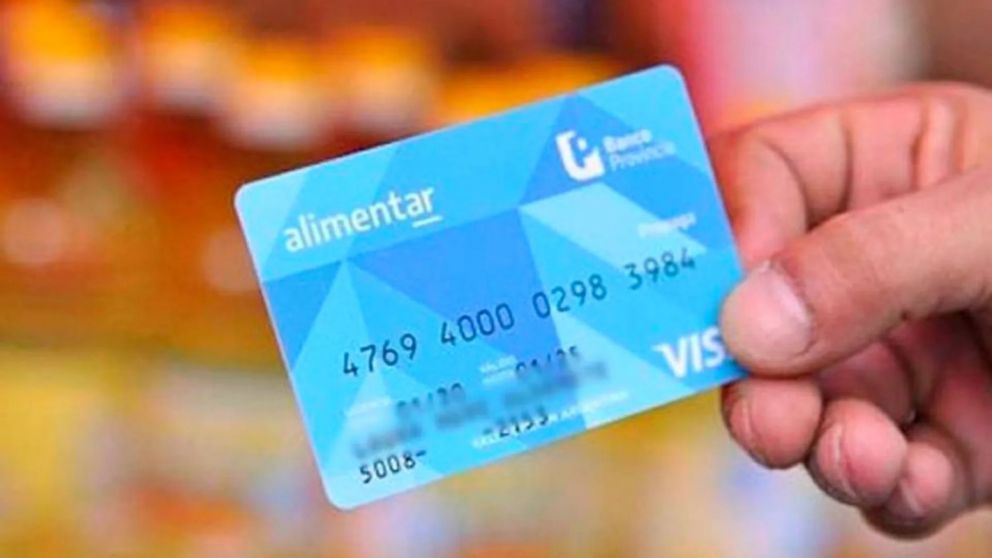 fecha de cobro Tarjeta Alimentar