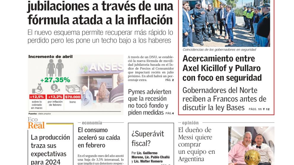 La tapa de BAE Negocios