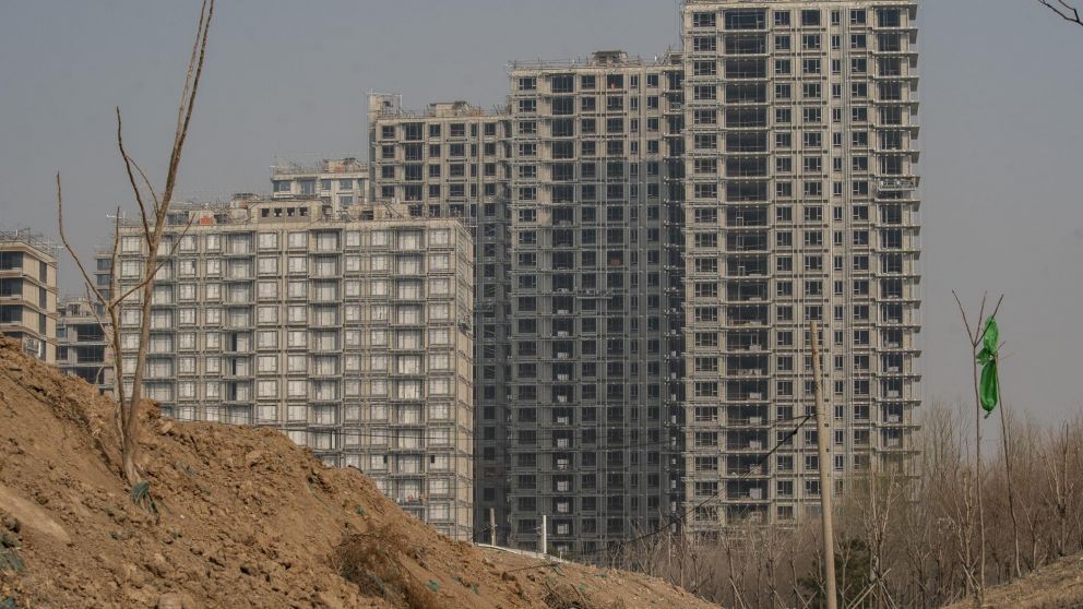 Fuerte caida de la inversión inmobiliaria en China en enero y febrero