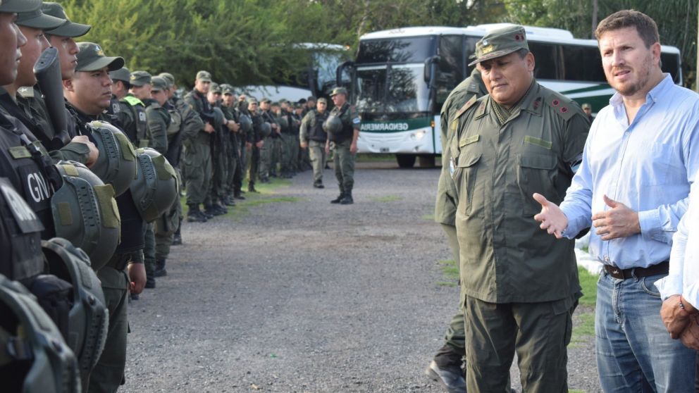 Angelini recibió en Rosario a más efectivos federales