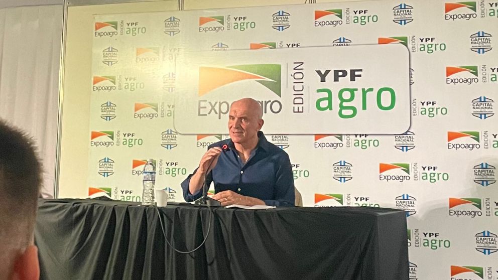 Espert, en ExpoAgro, pidió tener una legislación "flexible"